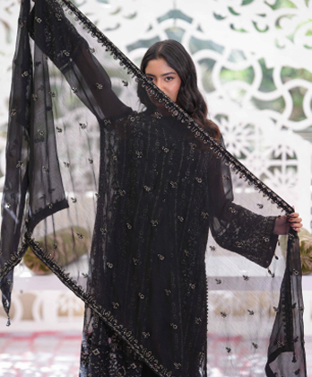 Stylish Court Style Black Dress for Special�Occasions