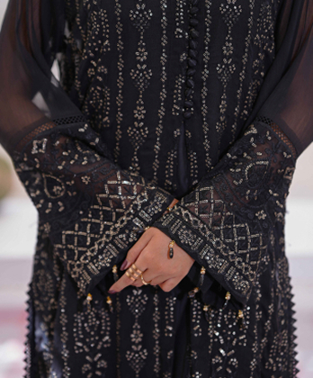 Stylish Court Style Black Dress for Special�Occasions