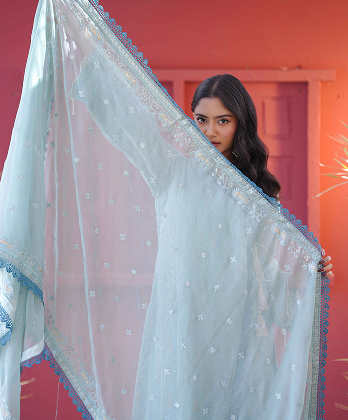 Fancy Angrakha Dress with Elegant Lace�Detailings